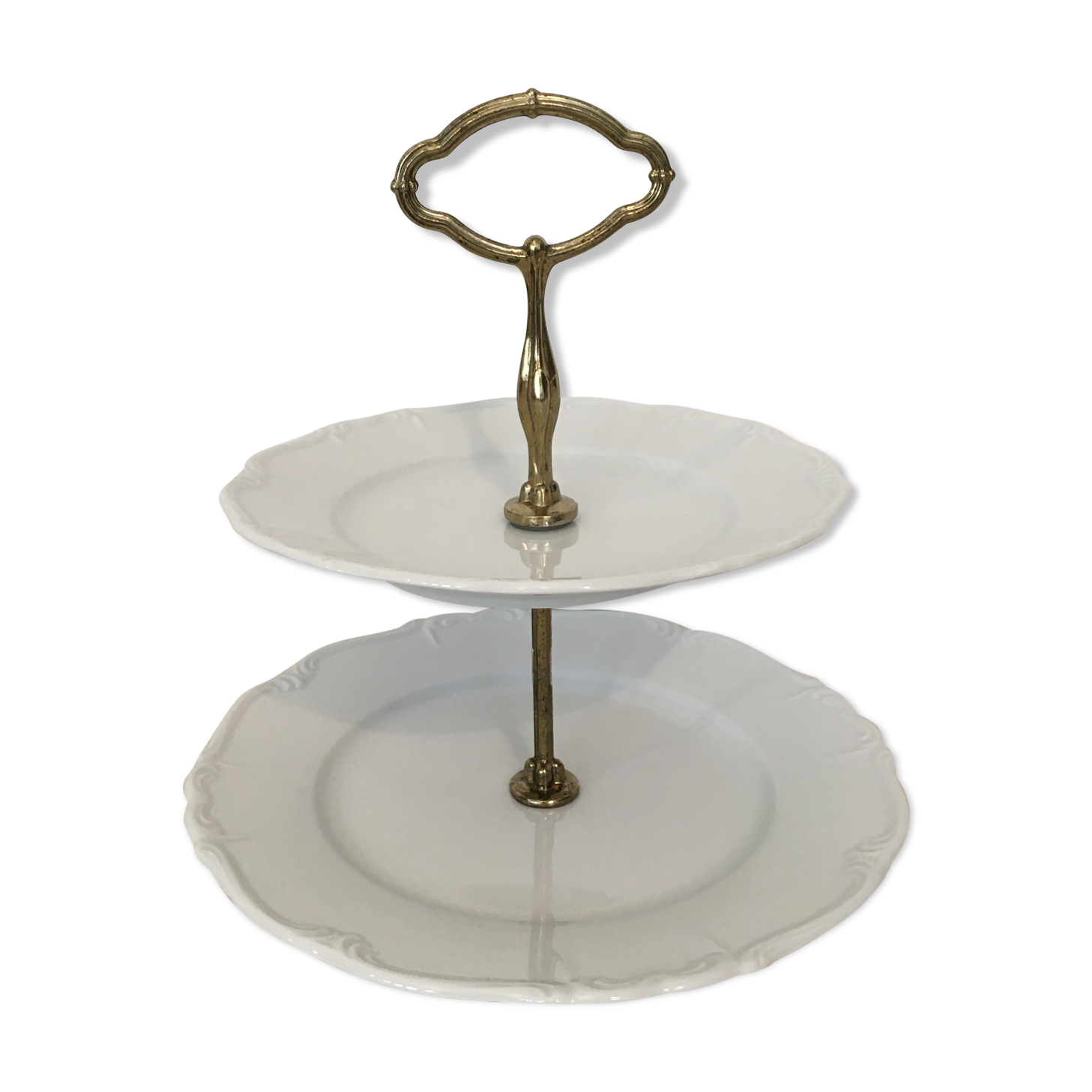 Servant dumb white porcelain
