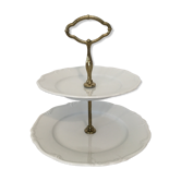 Serviteur muet porcelaine blanche