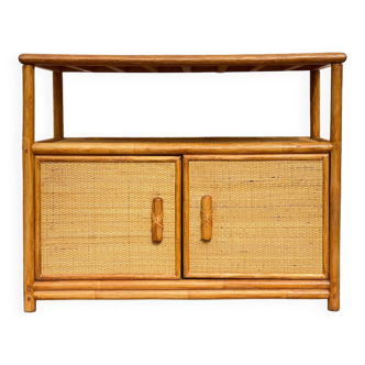 Bamboo Sideboard 80s