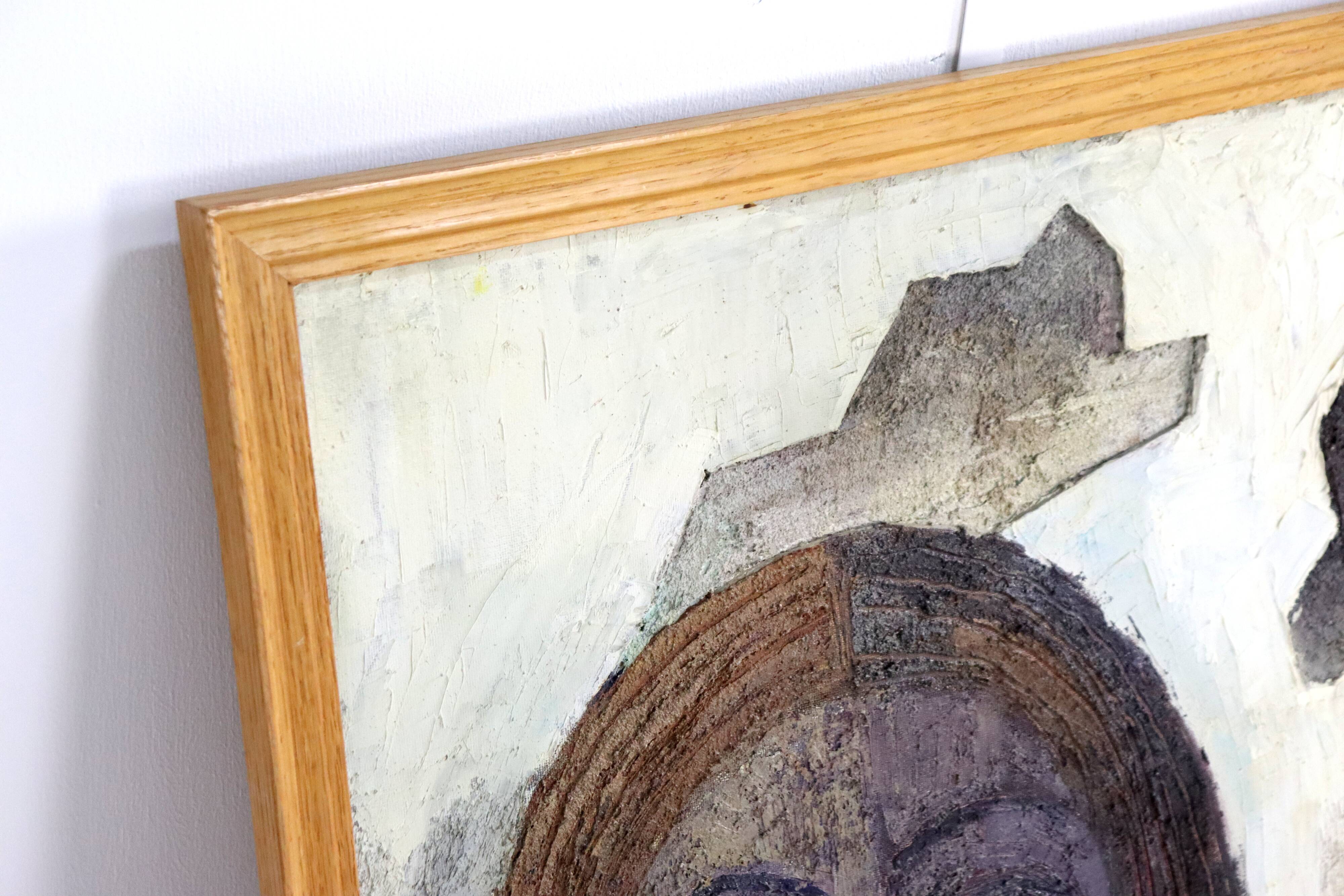 Mid century schilderij 'spaanse jezus'