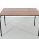 Cosmopol desk, walnut and steel. 120 x 60 cm