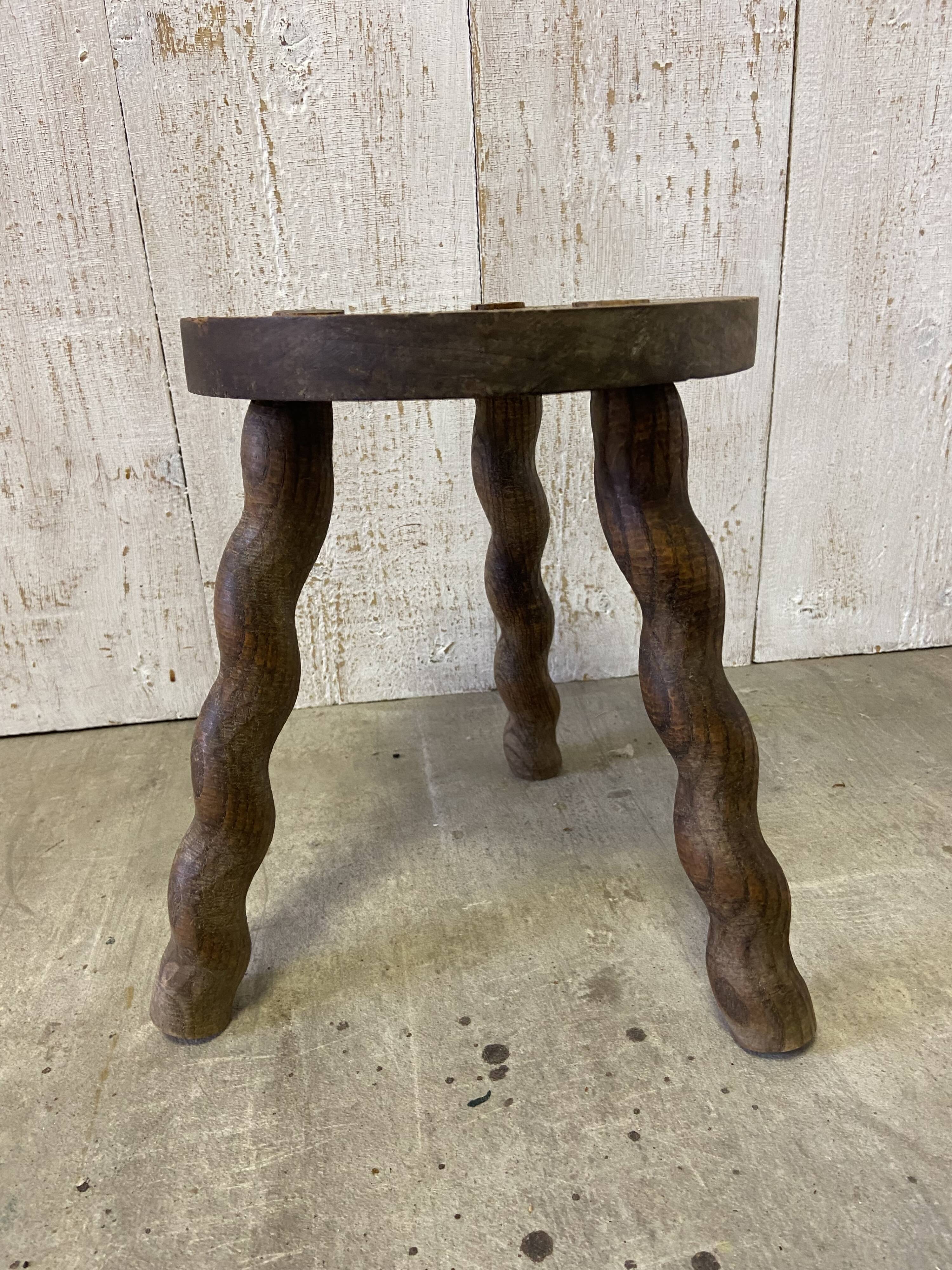 Vintage tripod stool