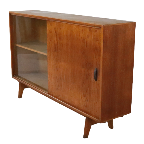 Buffet vitrine vintage anglais