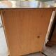 Paire de tables de chevet Art Déco marron en bois, Hongrie 1930s - set de 2