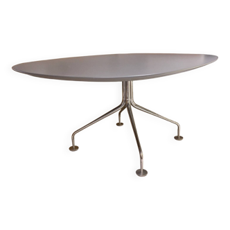 Oval table 120x160 anthracite - 6 to 8 people