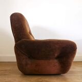 Velvet armchair from the 70s