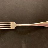 Set 4 fourchettes en métal argenté modèle Baguette