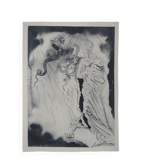 Salvador Dali: Divine Comedy, The Black Devil, signed engraving