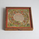 Vintage jeu de l'oie, backgammon and Ludo, 1930S.