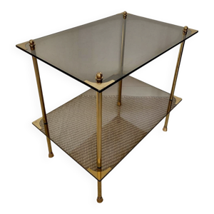 Table moderniste laiton