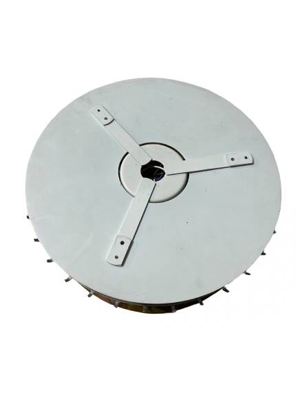 Metal and glass ceiling light