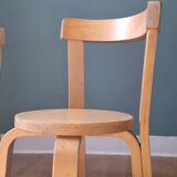 2 children's chairs in Alvar Aalto style