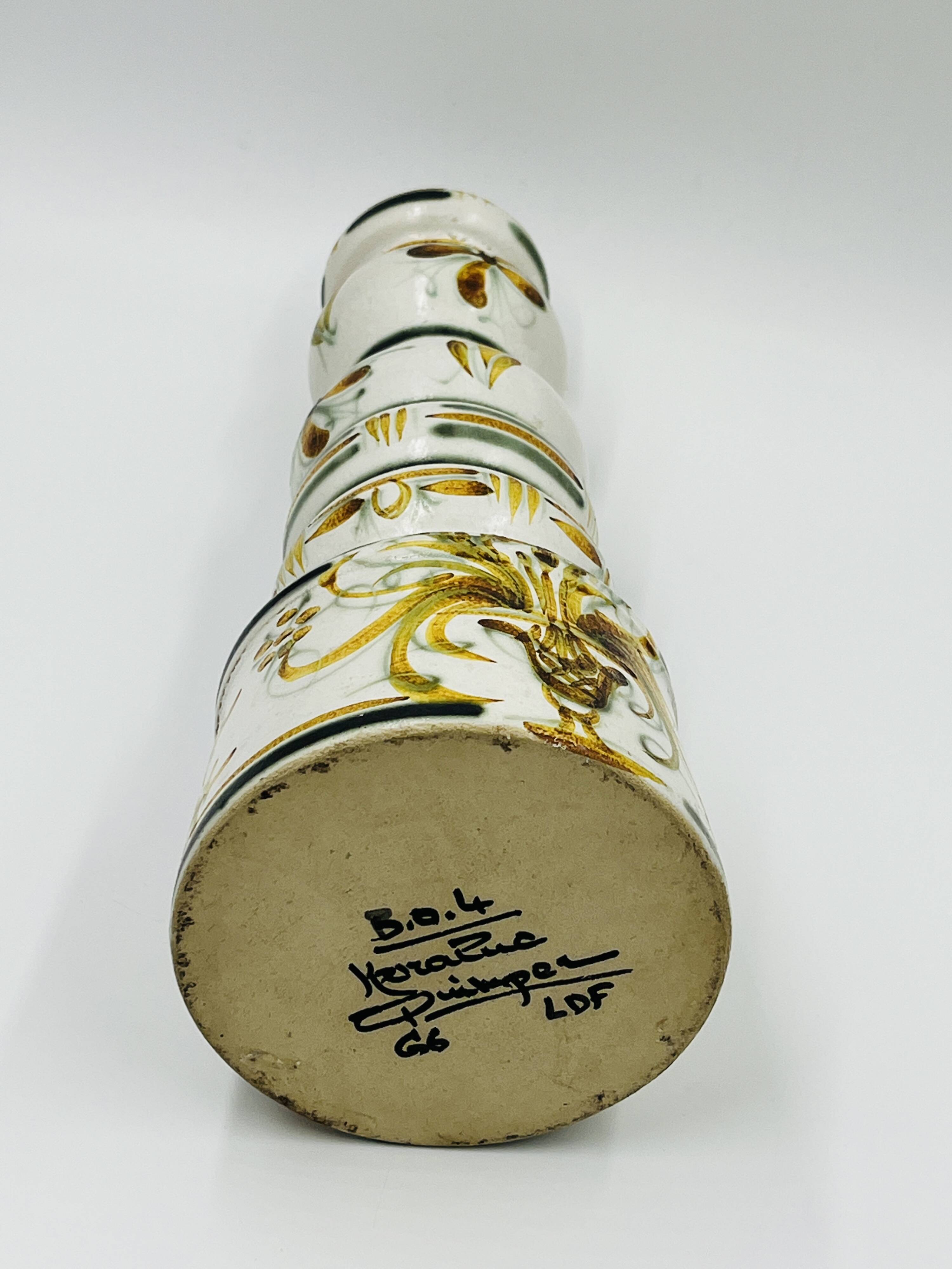 Large Keraluc Vase Quimper Jos Le Corre 1960