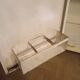 antique metal cabinet two doors