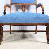 Small Rosewood Armchair, Restoration Period – Early 19th Century