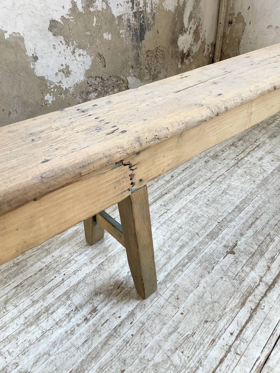 XL pine and oak bench 280 cm