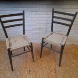 Pair of Italian bistro chairs