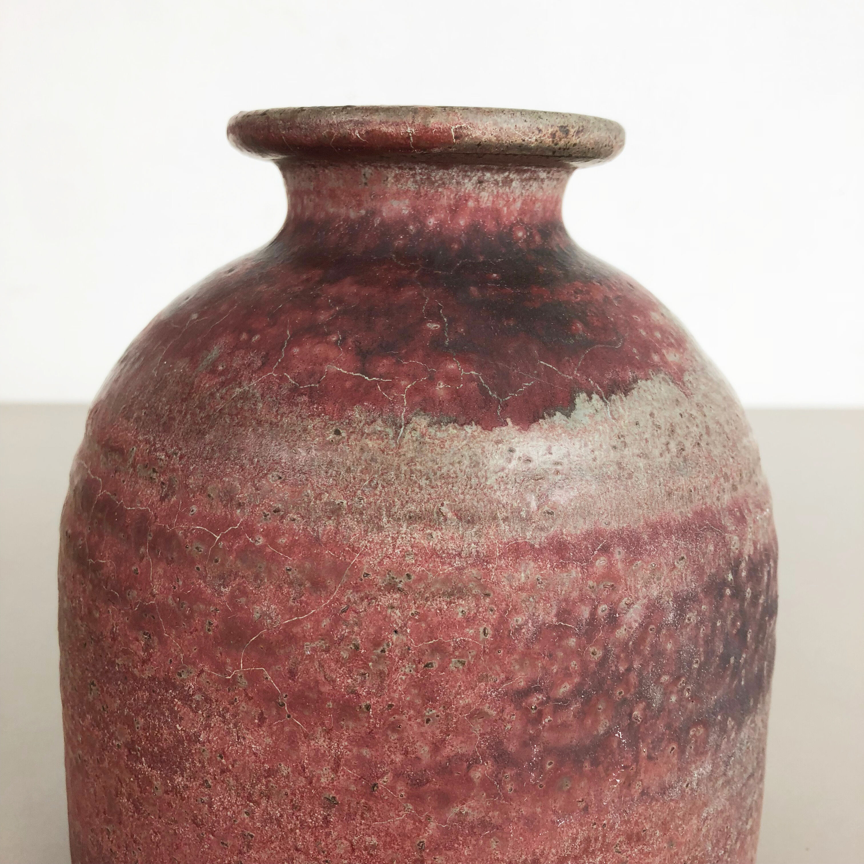1960 ceramic studio pottery vase by Piet Knepper for Mobach Netherlands