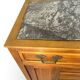 Commode de style Art Déco en bois de cerisier et noyer.