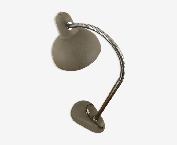Lampe de chevet ou du bureau articulee Vintage grise | Selency