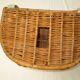 Former fisherman vintage wicker basket