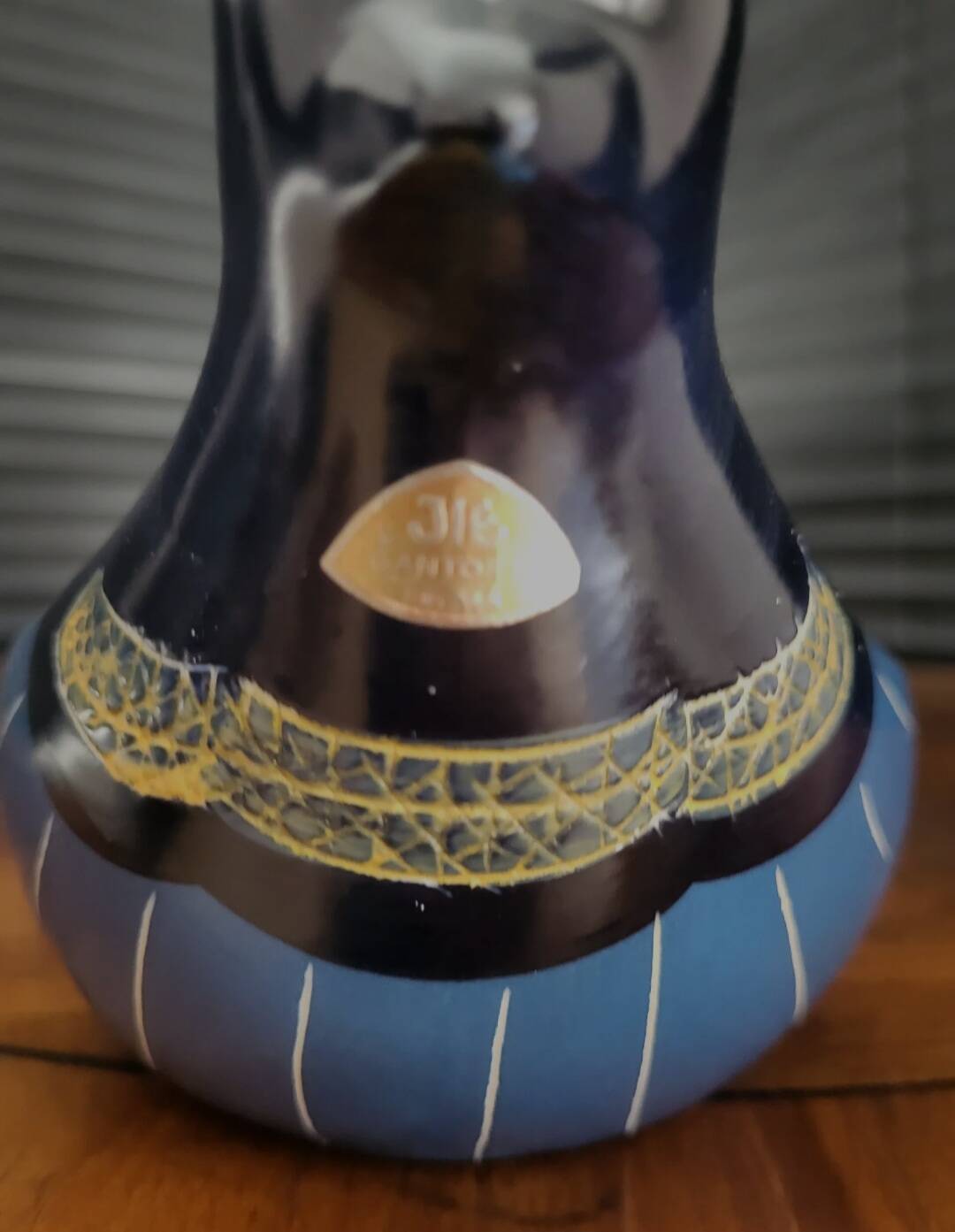 Zweeds design kom in vorm van vogel, Kurt Nilsson voor Jie Gantoft keramiek