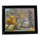 Rural landscape painting HST signed and framed