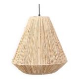 Wicker pendant light