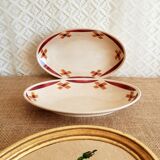 Set of 2 vintage Badonviller France Pornichet dishes