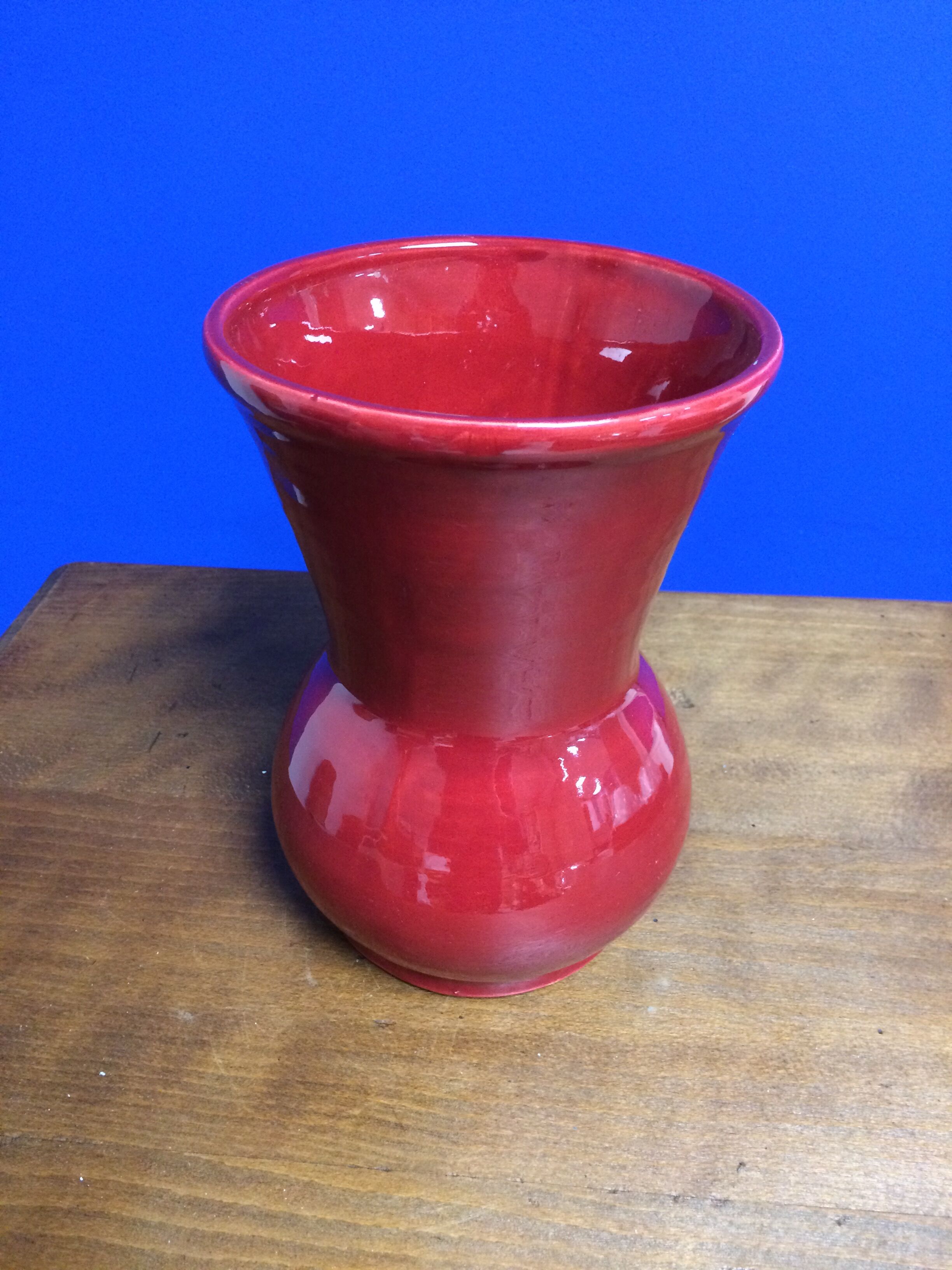 Vintage red vase