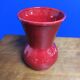 Vintage red vase