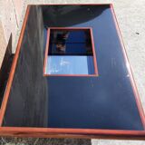Signed coffee table (Jean Claude Mahey, 70s)