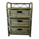 Meuble rotin vintage