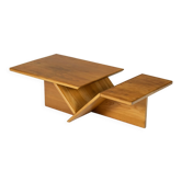 Table basse en chêne massif 1960
