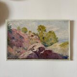 Oil painting on canvas "Cliff" No. 41