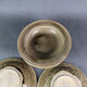 Blanot stoneware, series of 6 hollow plate vintage