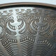 Dutch Art Nouveau occasional table with floral relief decor, 1920s