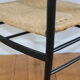 Vintage straw armchair Enrico Delmonte 1960