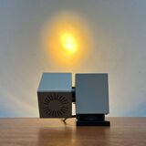 Mid-century minimalist cube wall table lamp 6015 by Kaiser, 1960