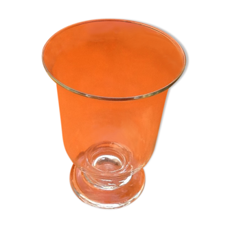 Glass vase shape tulip