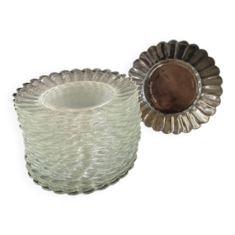 22 vintage Duralex dessert plates