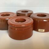 Four ceramic candlesticks AVV VVK Yser Tower Dixmude