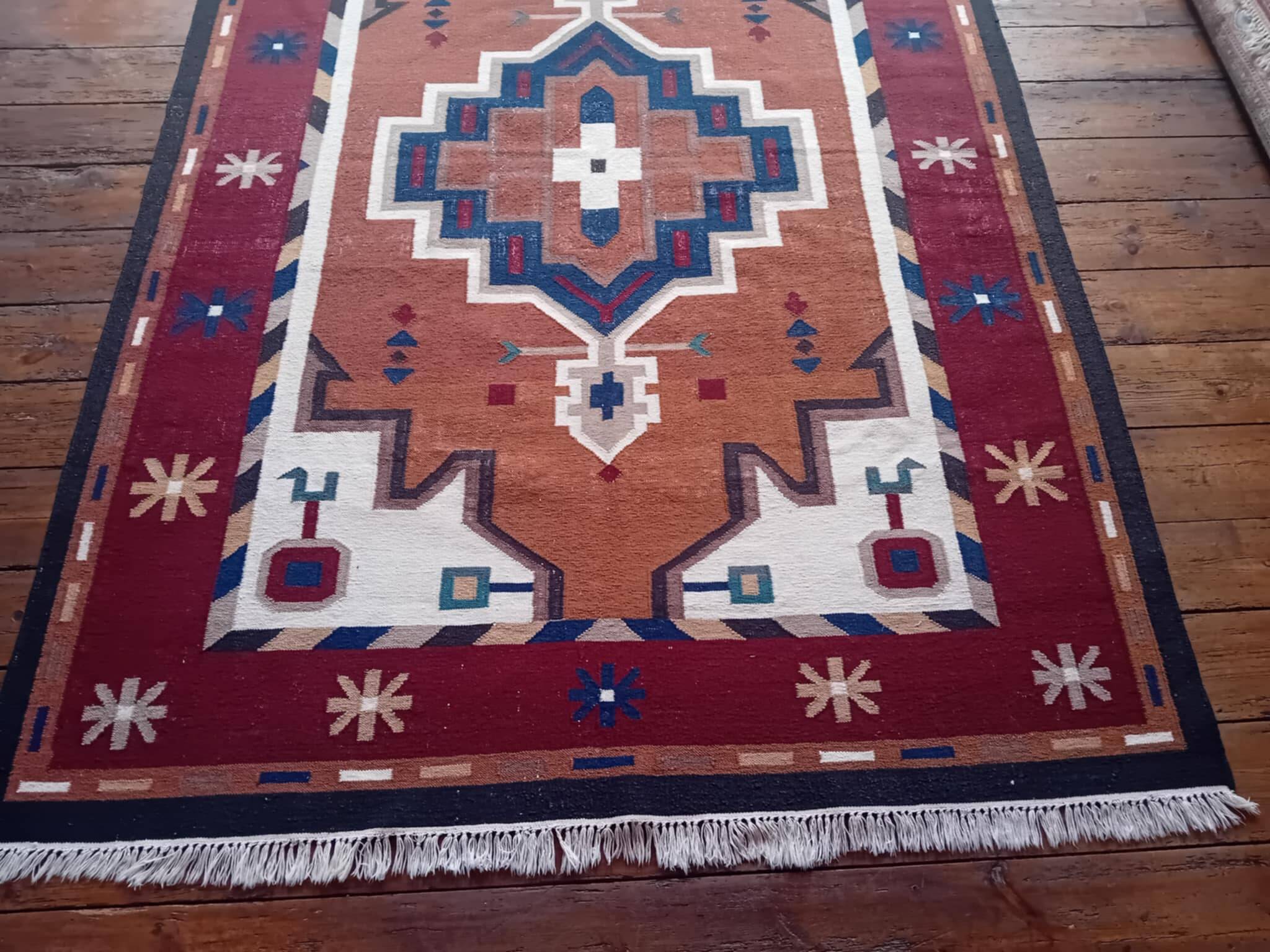 Handmade Indo-Caucasian Kilim 287x203cm