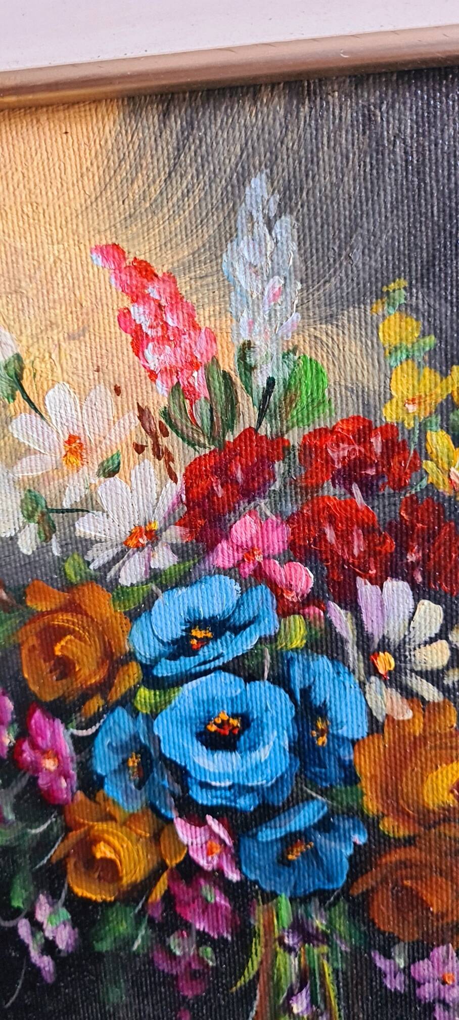 Floral painting signed A.Bini
