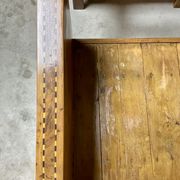 Fauteuils de véranda vintage en bois avec marqueterie incrustée 1930s