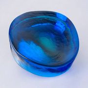 Cendrier bleu par V. Nason en verre de Murano, Italie, 1960