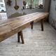 Brutalist popular art table XXL 3.5m/4m pine and oak