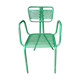 René Malaval 50s hole iron armchair