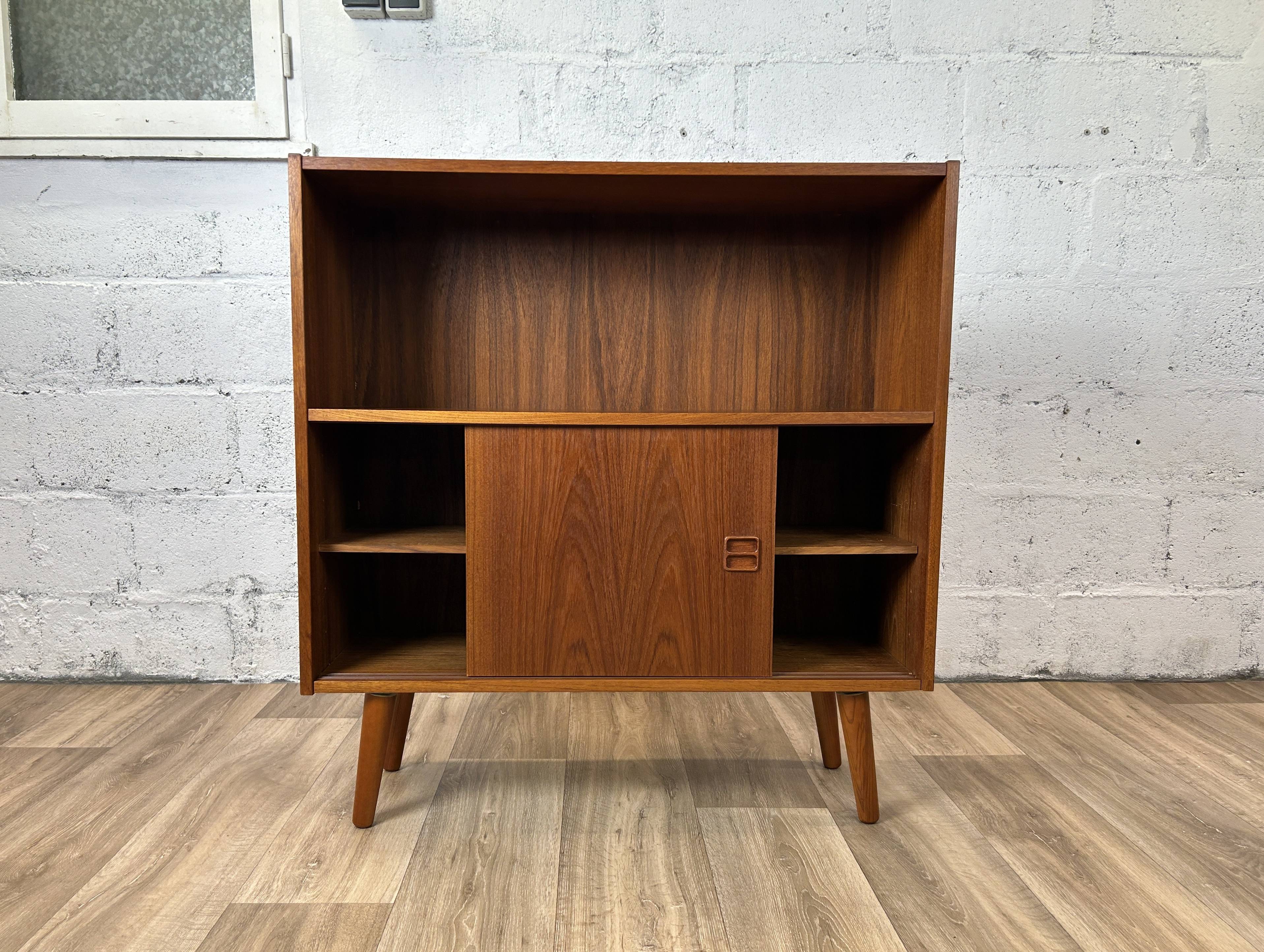 Scandinavian teak library sideboard, 1960s