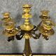 Magnificent bronze candelabra double patina Empire era circa 1810-1820